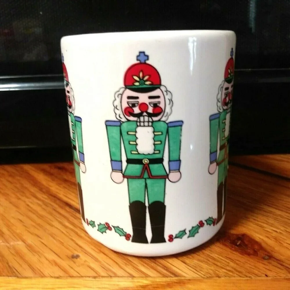 Vintage Nutcracker Collectible Mug thick pretty